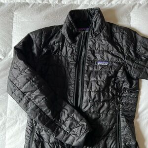 Patagonia nano puff black small gently worn